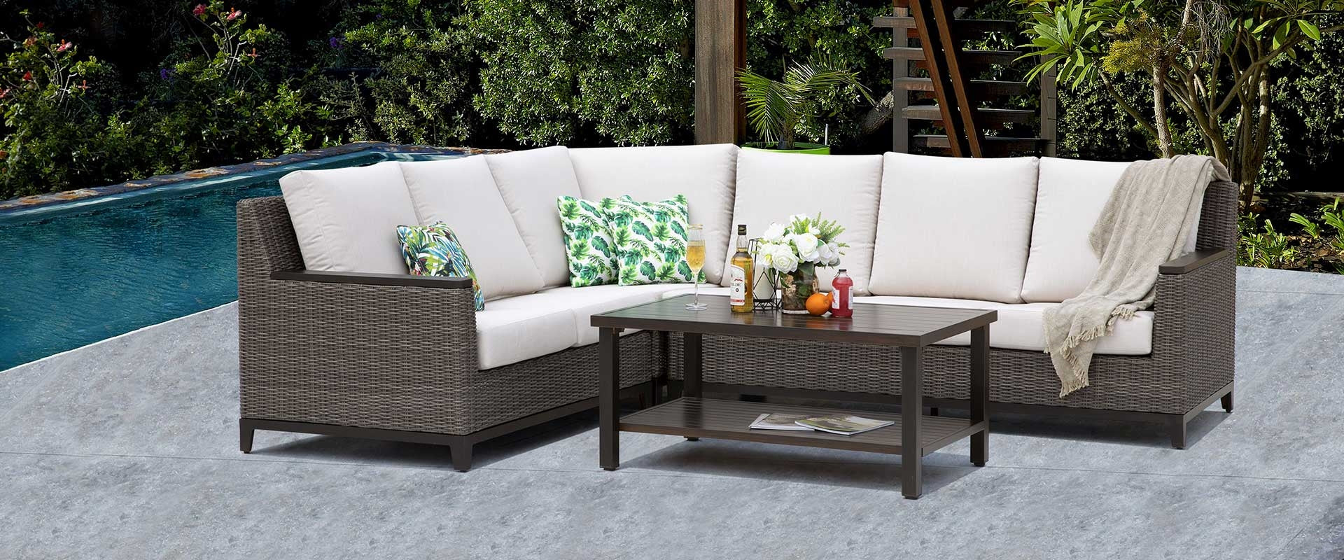 Patio Time Sectionals Sets
