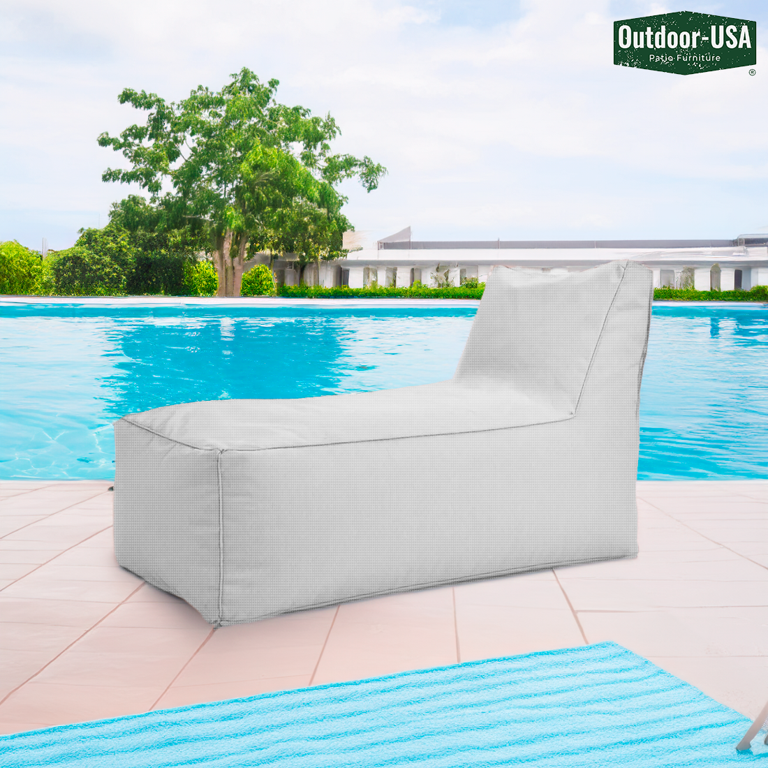 Sillón puff tipo lounger de Outdoor-USA