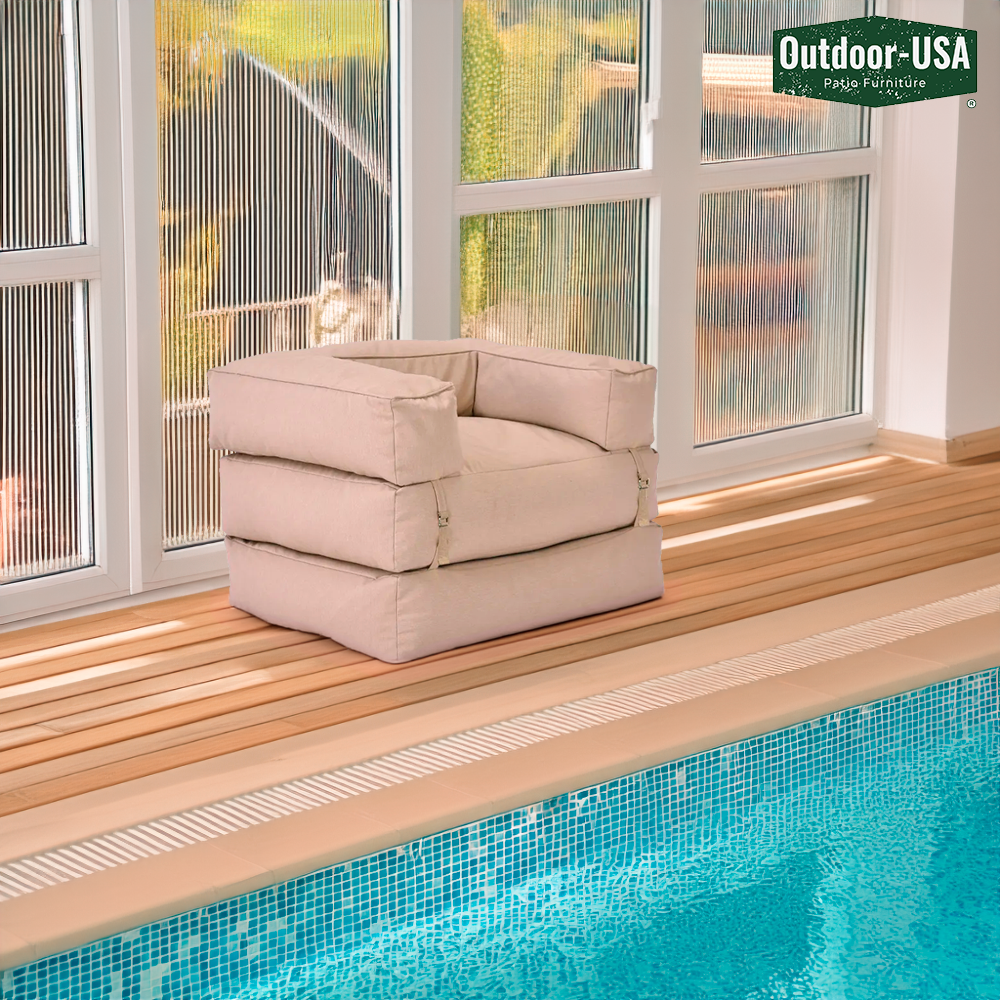 Sillón modular tipo puf Outdoor-USA