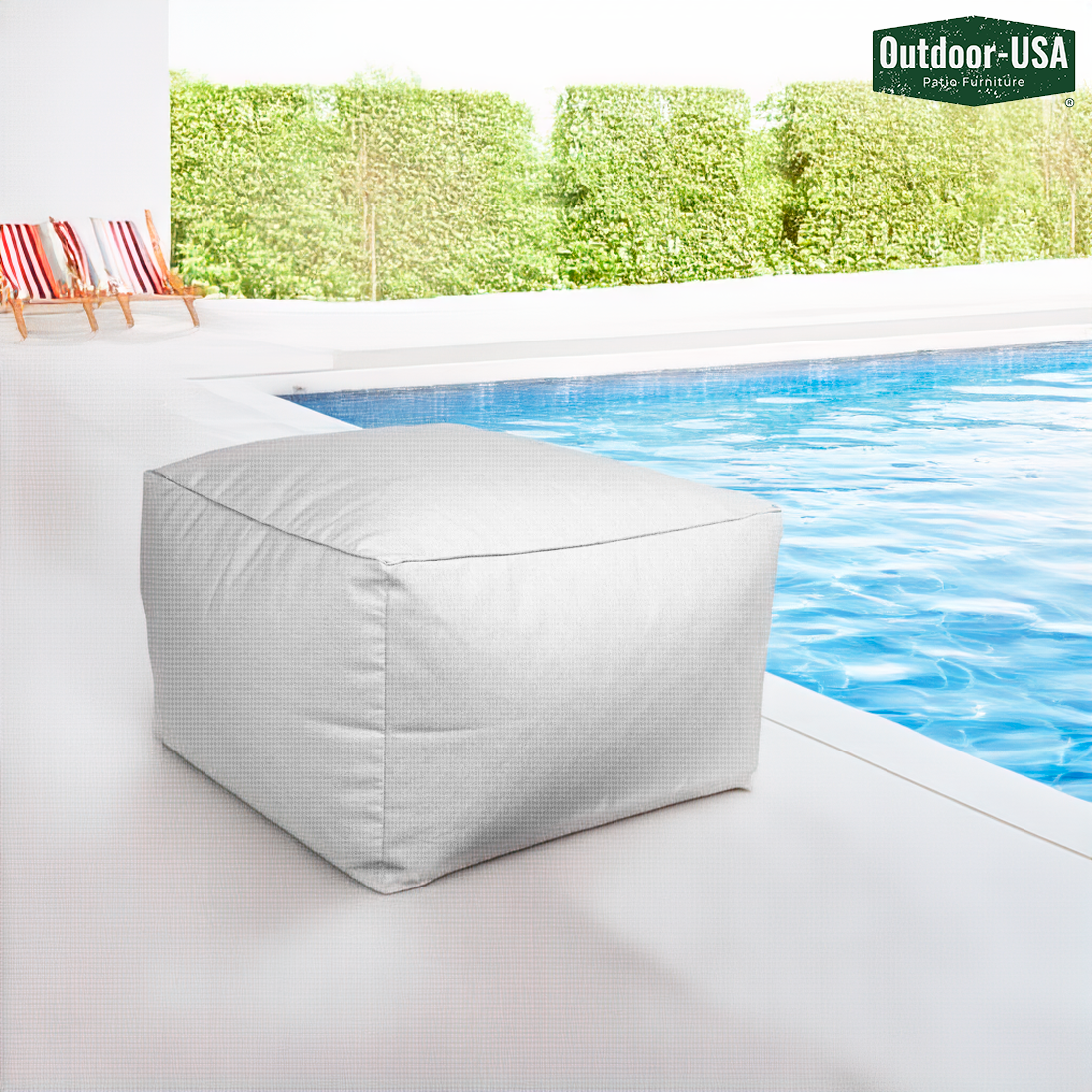 Puf con taburete para pies de Outdoor-USA