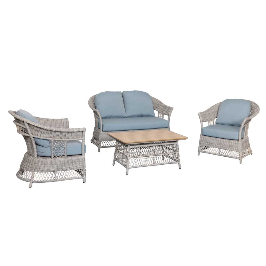 Shell 4-Piece Wicker Sofa Set