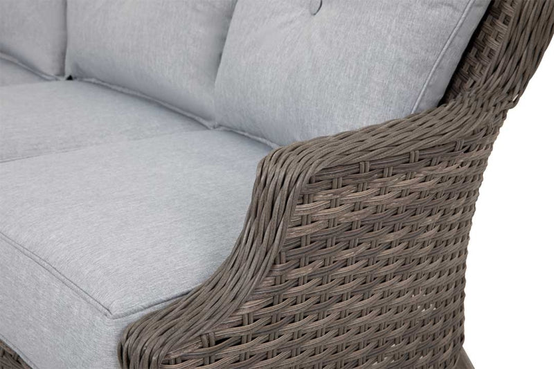 Tenaya 4-Piece Firepit Set with Swivel Rocking Chairs