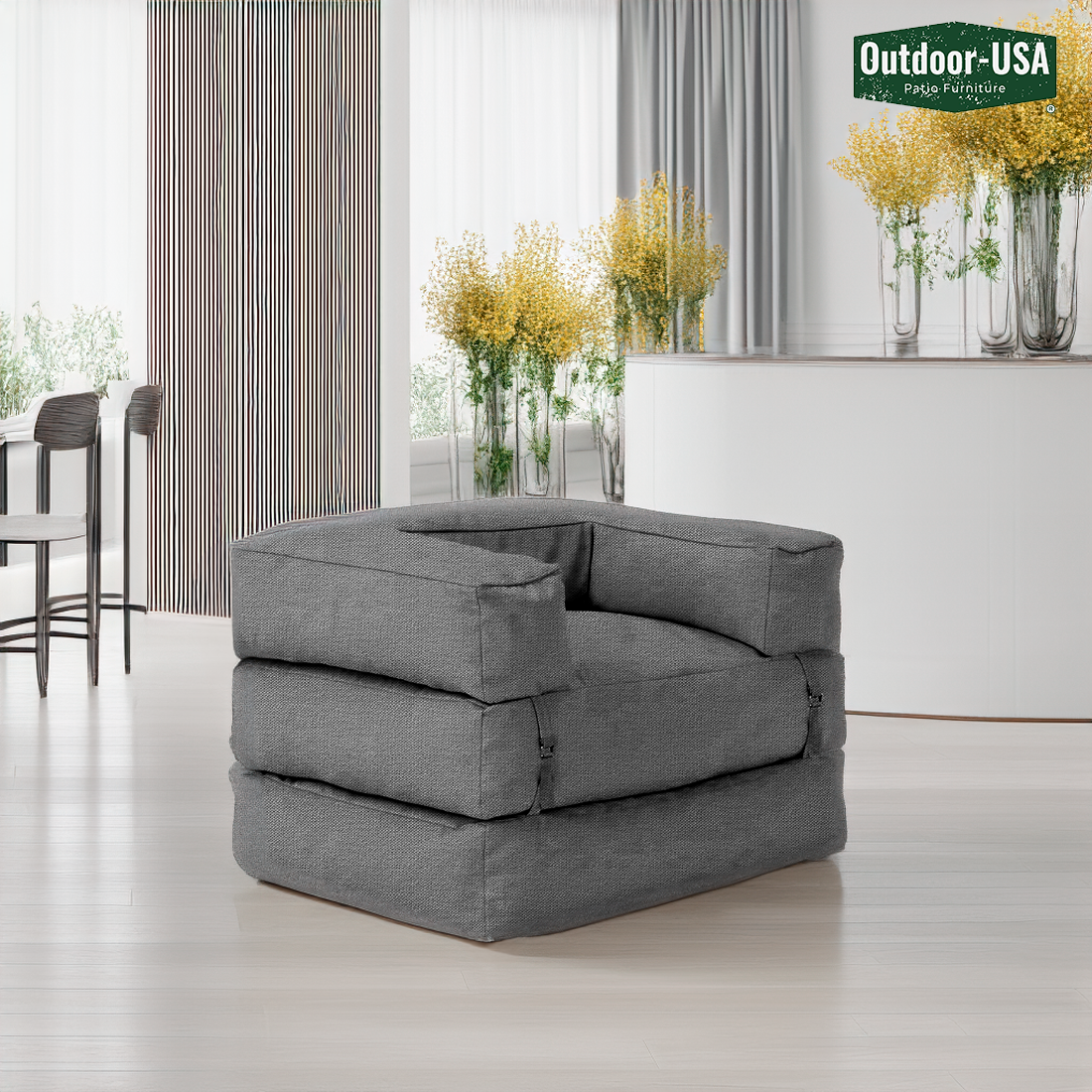 Sillón modular tipo puf Outdoor-USA