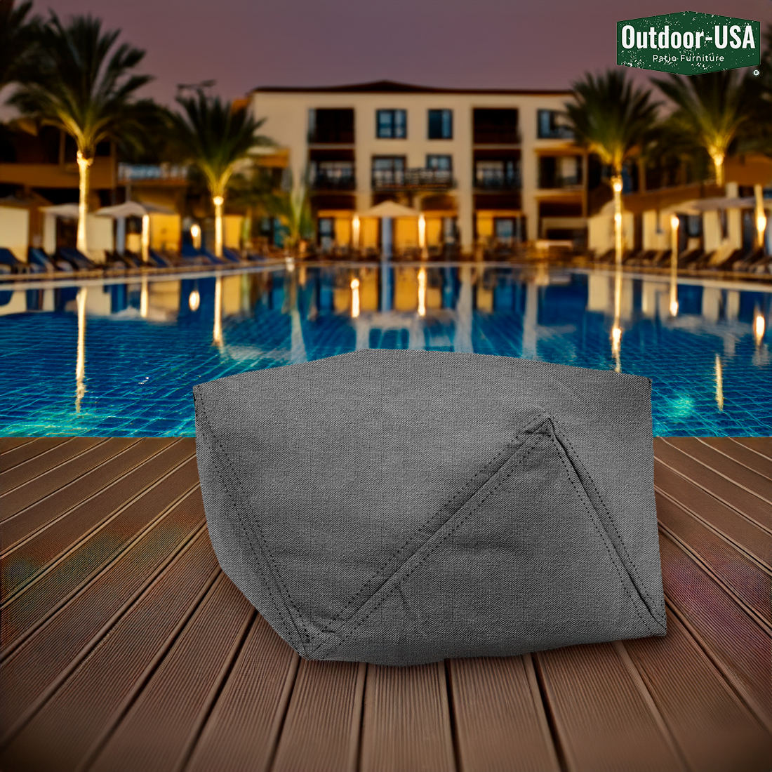 Puff octogonal de Outdoor-USA