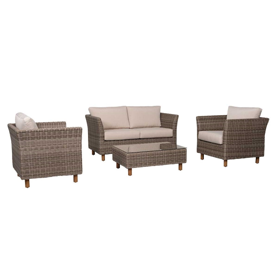 Orlando 4-Piece Wicker Sofa Set