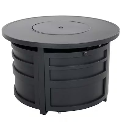 Darcy Aluminum Round Firepit Table