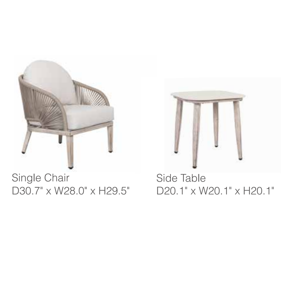 Aleutian 3-Piece Living Room Set