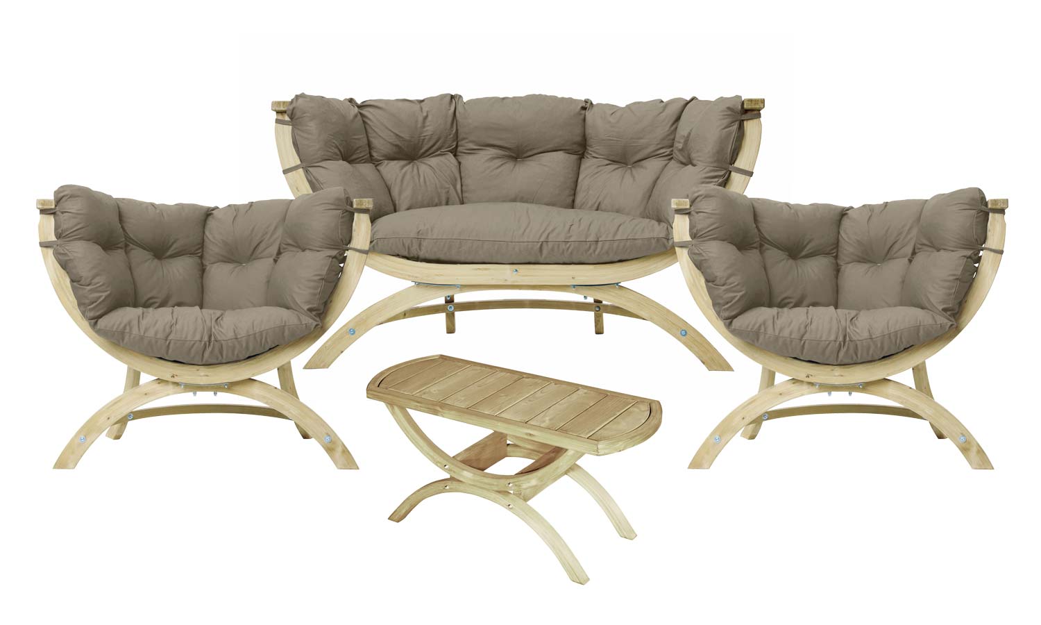 Amazonas Garden Lounge 4 Pcs. Set Siena