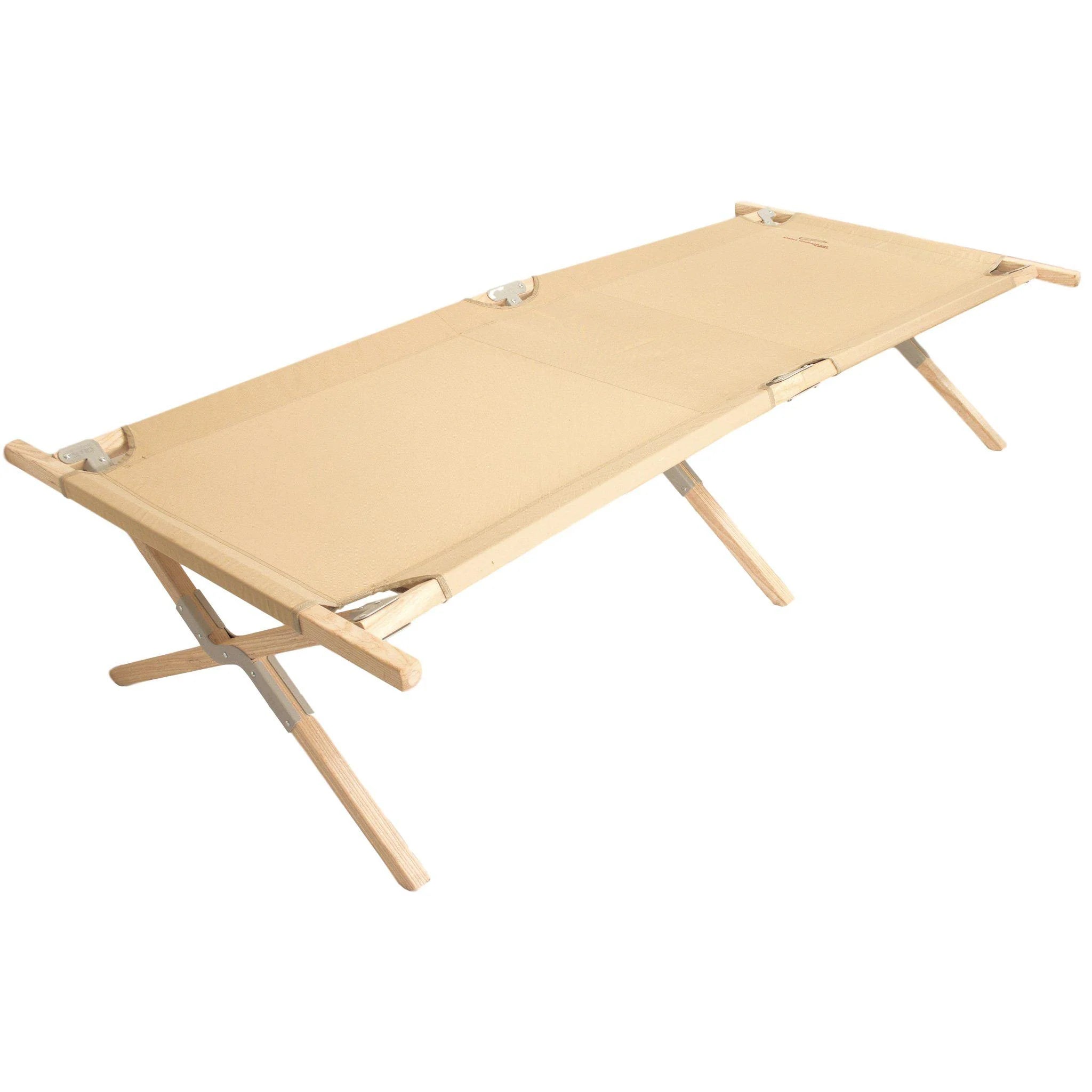 Maine Heritage Cot – Heavy-Duty Wooden Camping Cot with 375 lb Capacity