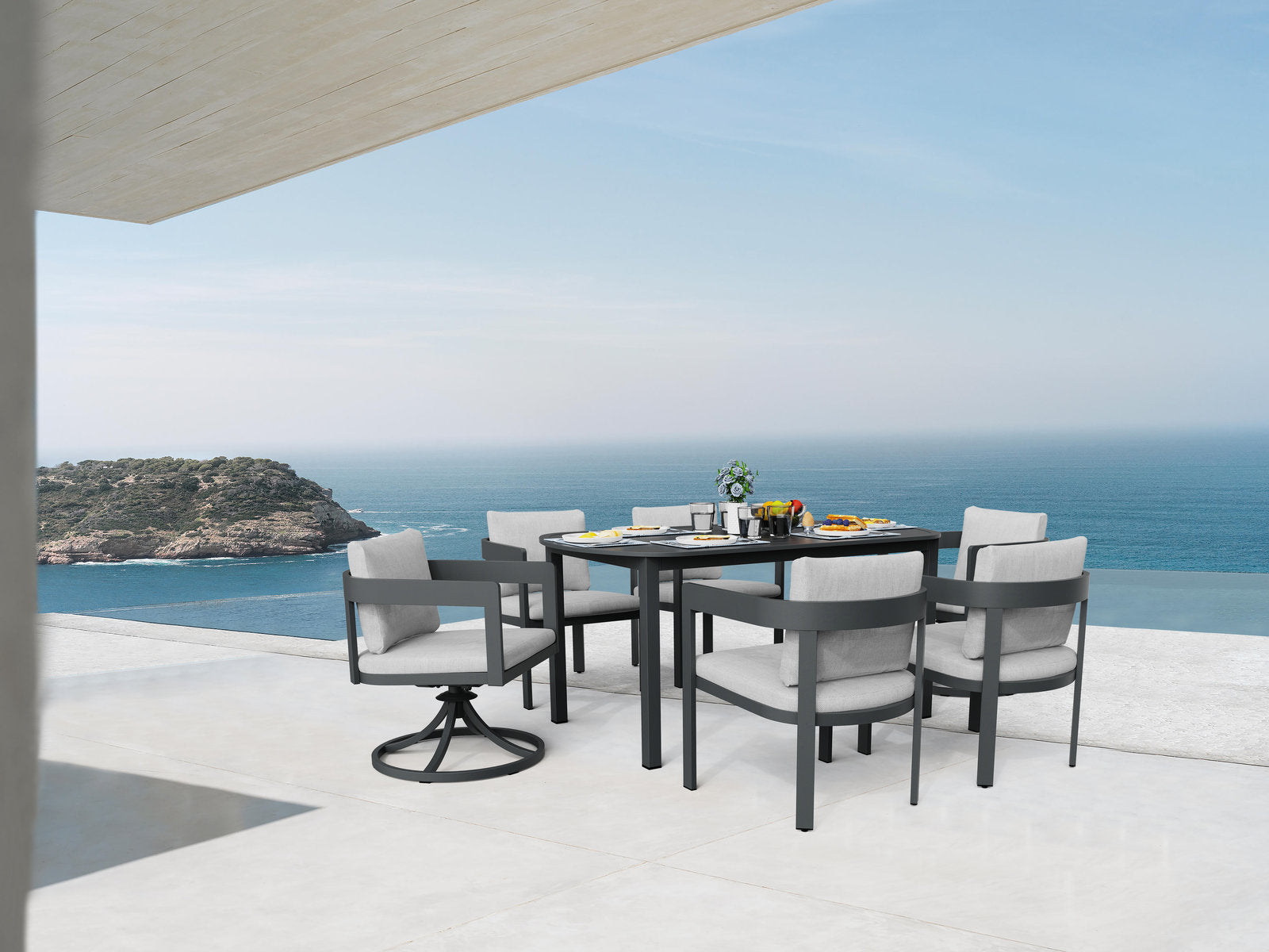 Aconcagua 7-Piece Aluminum Dining Set