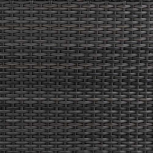 Lassen wicker living room set: 1 three-seater sofa and 2 swivel rocking chairs