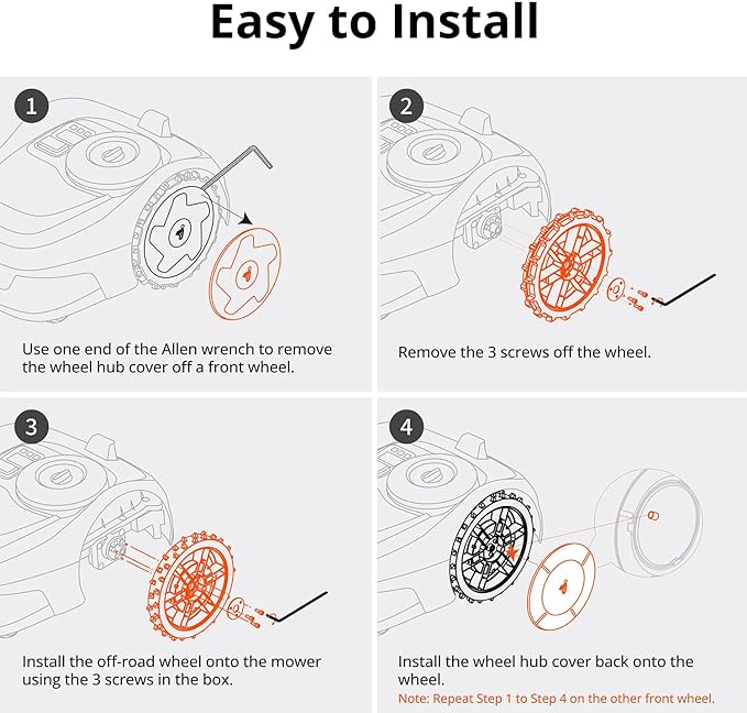 Ruedas todoterreno para Segway Navimow