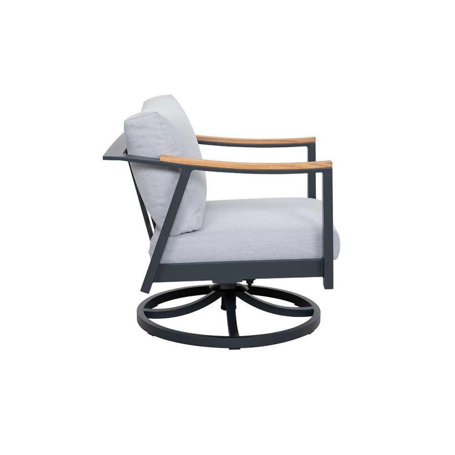 2 Nova Aluminum Swivel Rocking Chair
