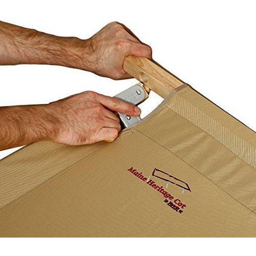 Maine Heritage Cot – Heavy-Duty Wooden Camping Cot with 375 lb Capacity