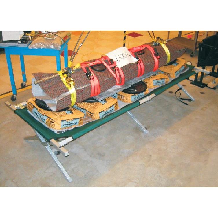 Maine Military Cot HD – Heavy-Duty Full-Size Aluminum Cot with 375 lb Capacity