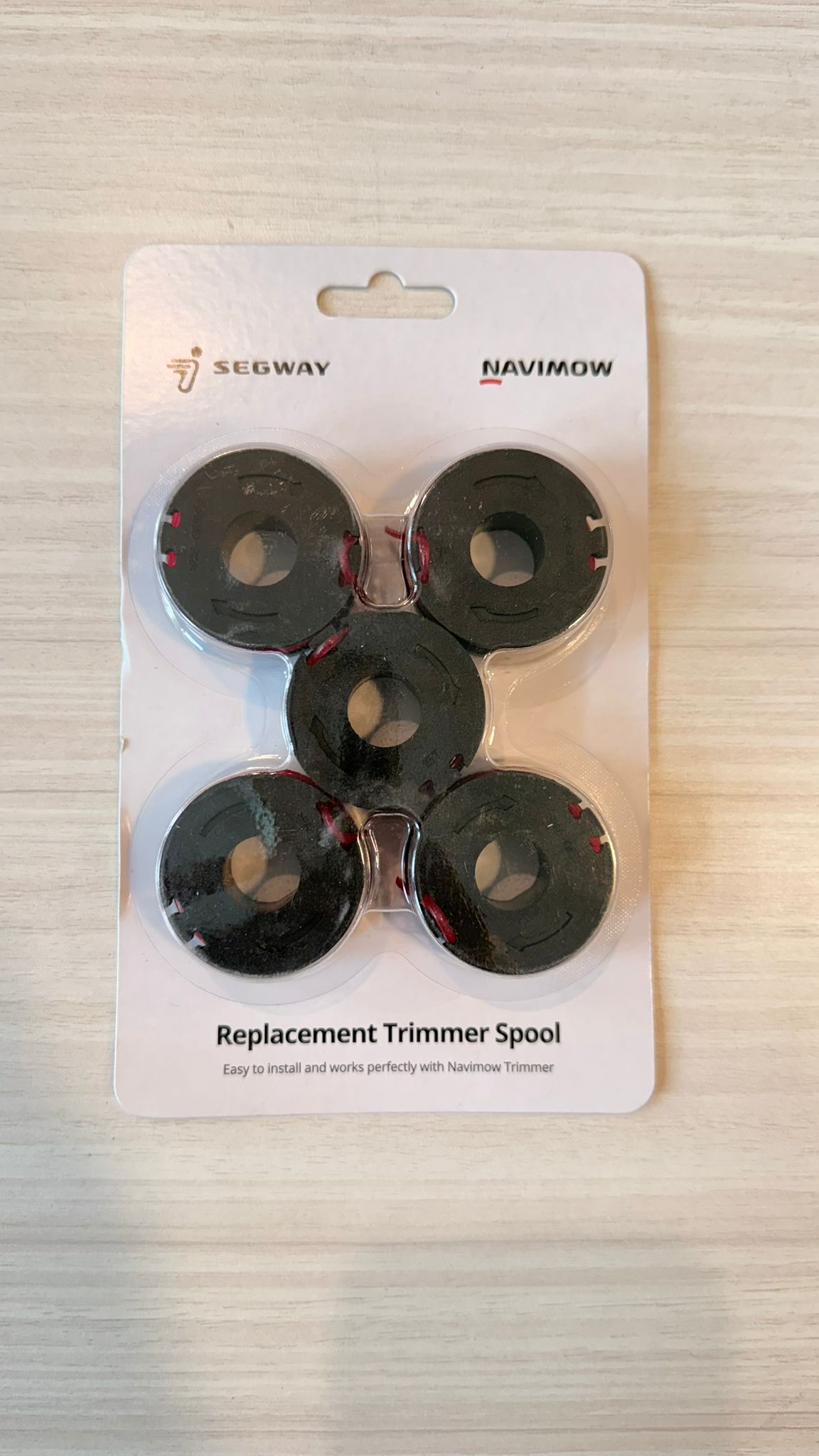Segway Navimow Replacement Trimmer Spool for Segway Navimow X3 Series – 5-Pack, Preloaded Lines