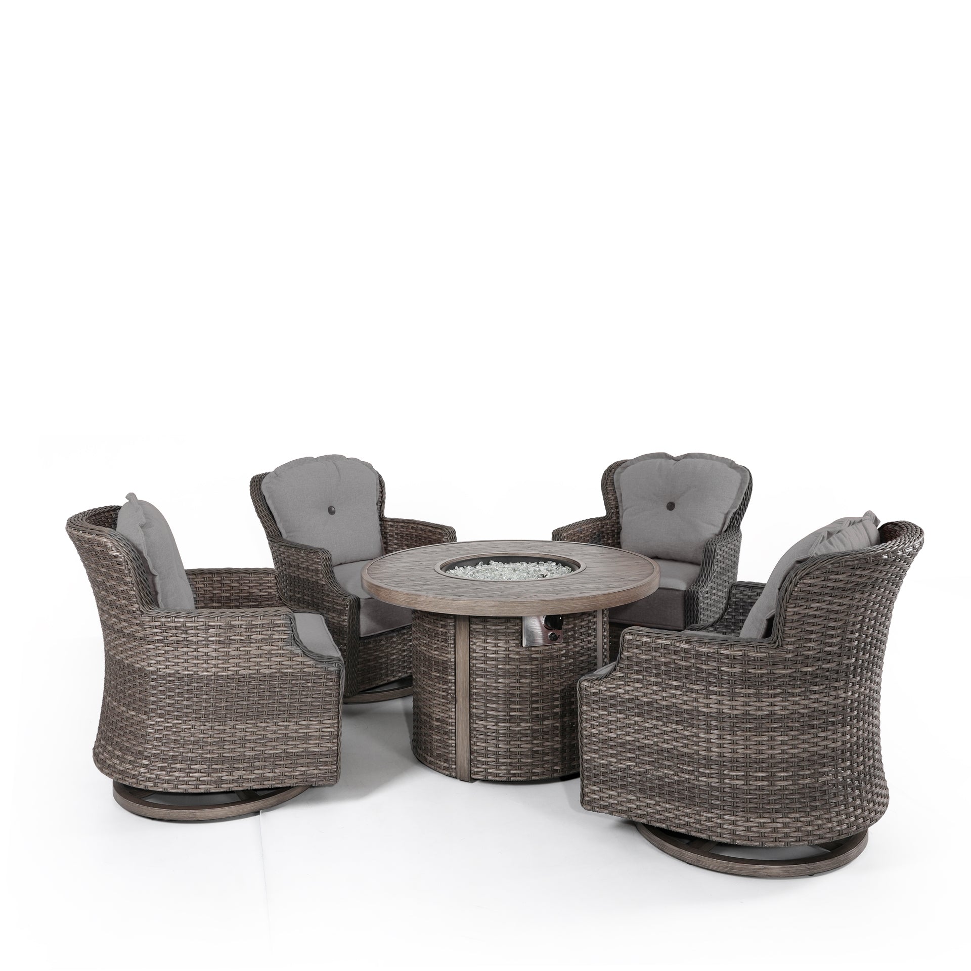 Patio Time Tenaya 5-piece Firepit Sofa Set