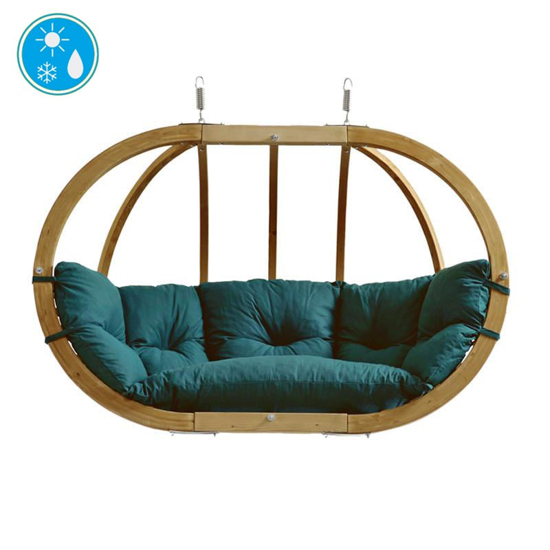 Amazonas Globo Royal Green Double Seater Hanging Chair