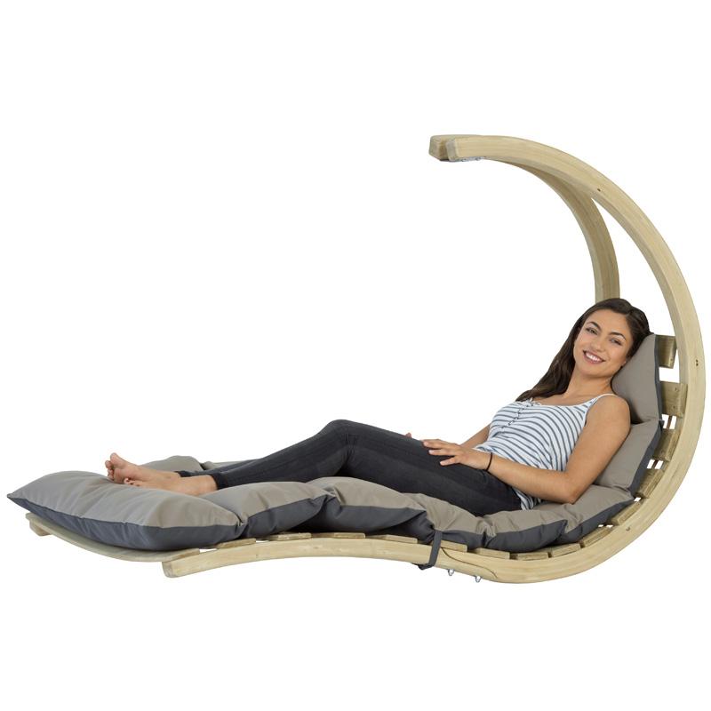Swing Lounger - Anthracite / Taupe - Amazonas Online UK