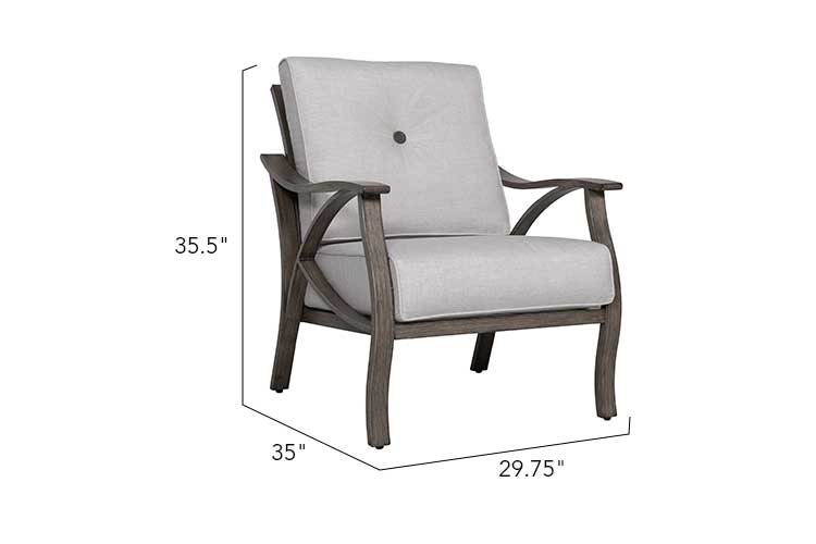 Patio Time Huron 2-Aluminum Stationary Chair