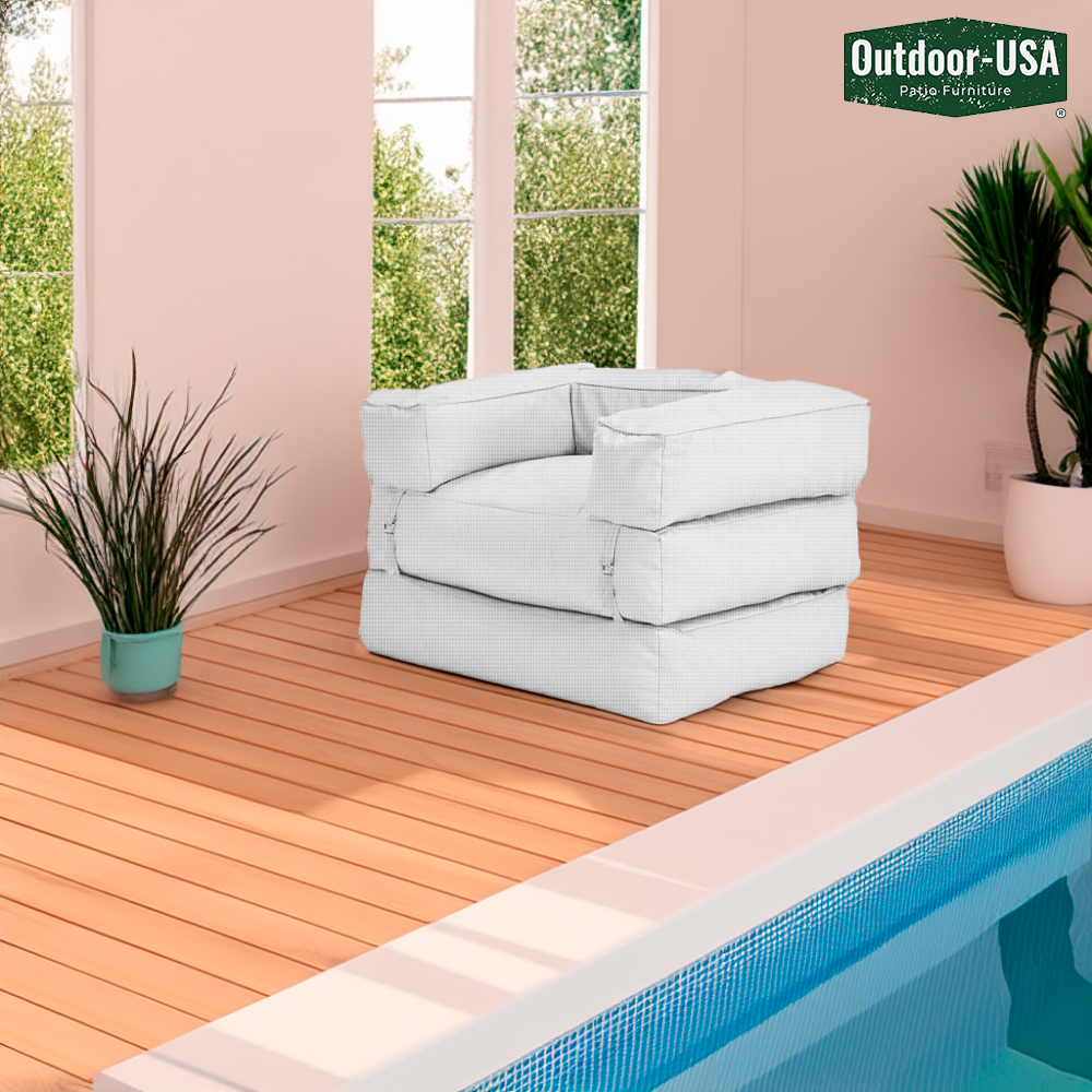 Sillón modular tipo puf Outdoor-USA