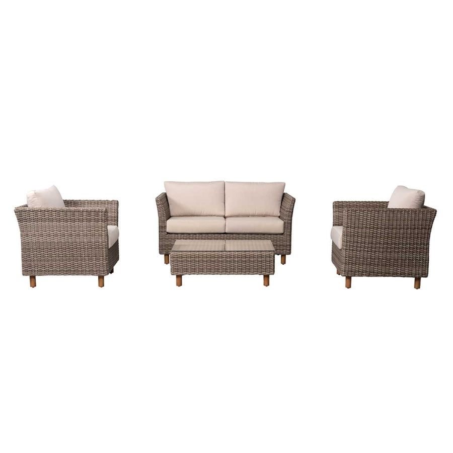 Orlando 4-Piece Wicker Sofa Set