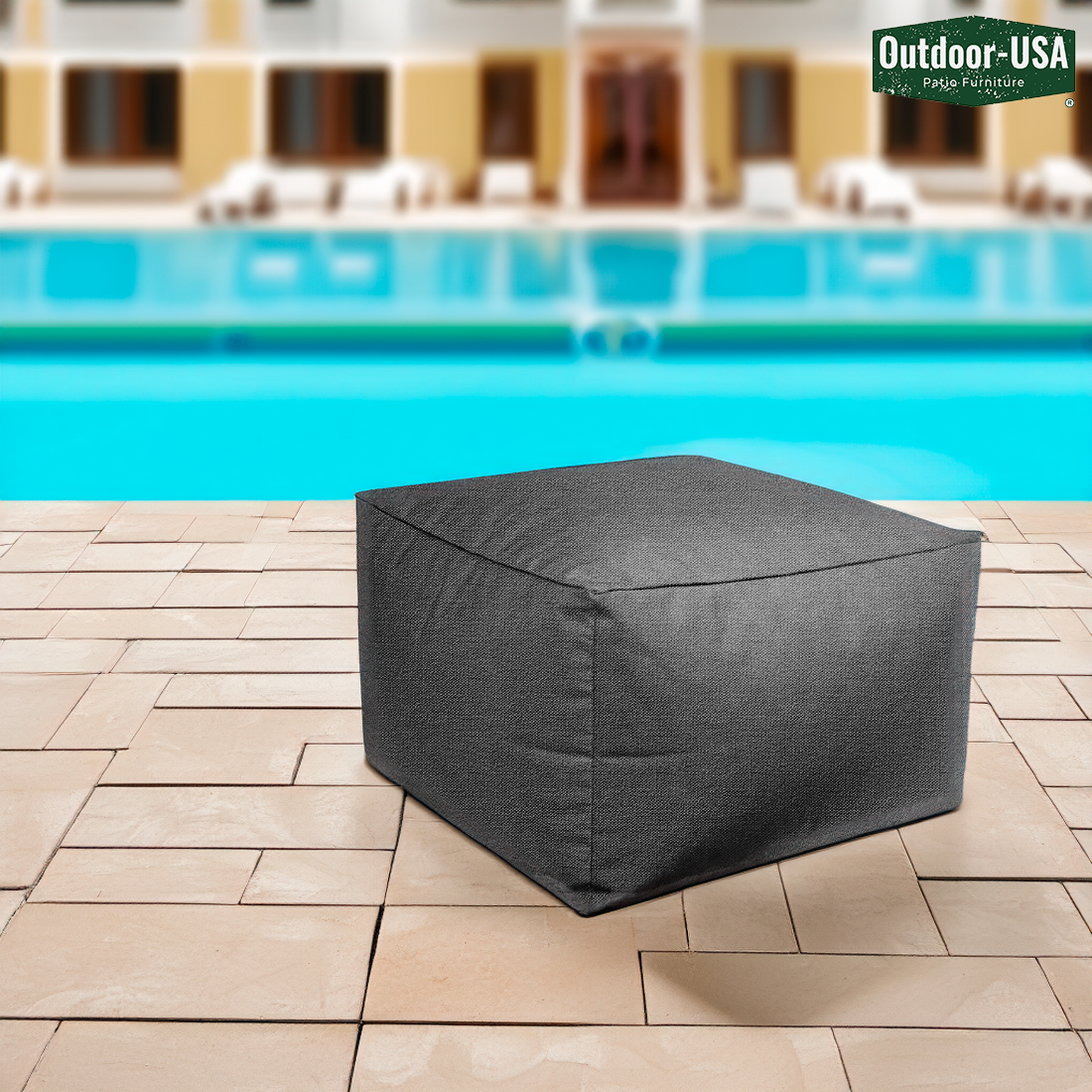 Pouf repose-pieds Outdoor-USA