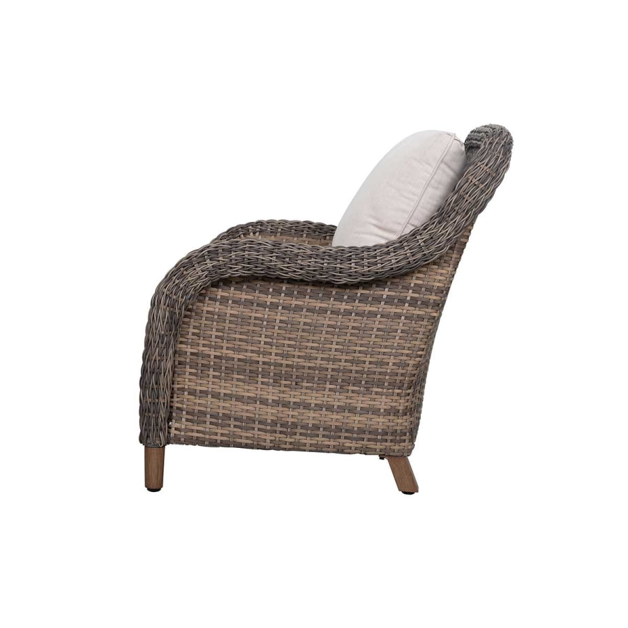 Mitchell 4-Piece Wicker Sofa Set with Swivel Rocking Chairs