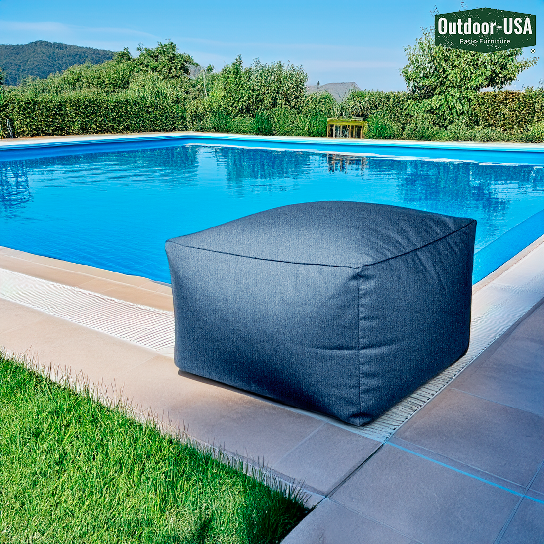 Pouf repose-pieds Outdoor-USA