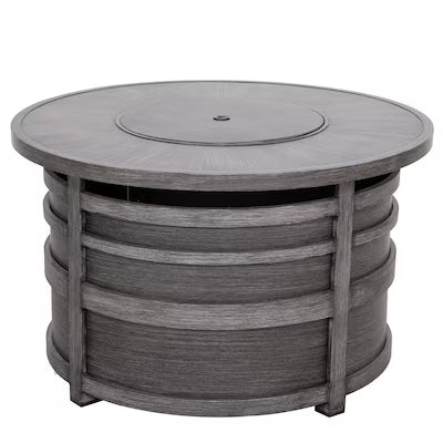 Darcy Aluminum Round Firepit Table