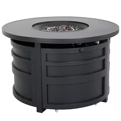 Darcy Aluminum Round Firepit Table