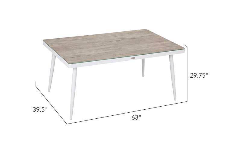 Allux 7-Piece Wicker Dining Set