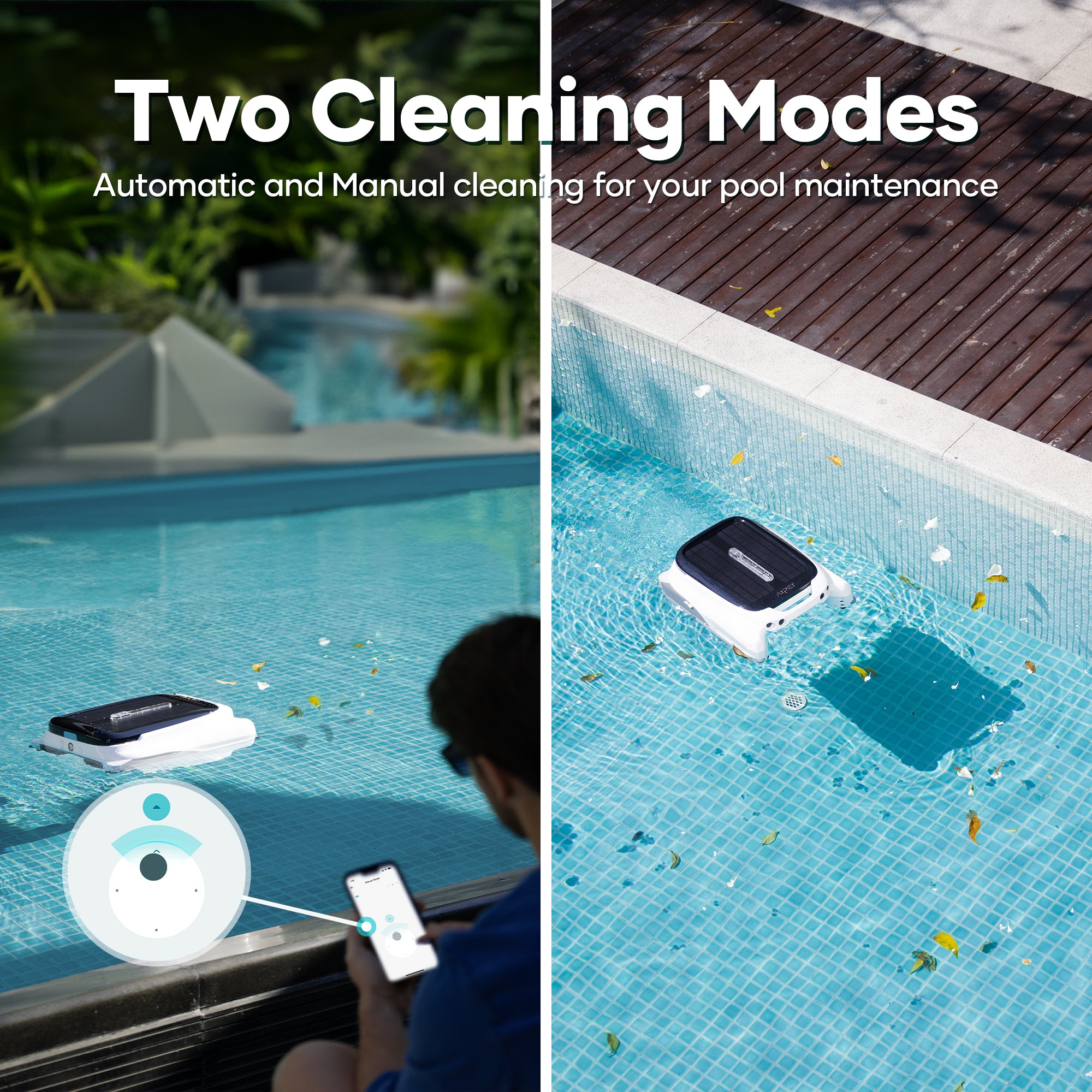 Aiper Surfer M1 Cordless Robotic Pool Skimmer