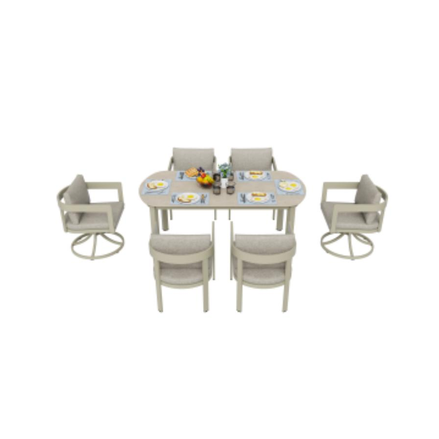 Aconcagua 7-Piece Aluminum Dining Set