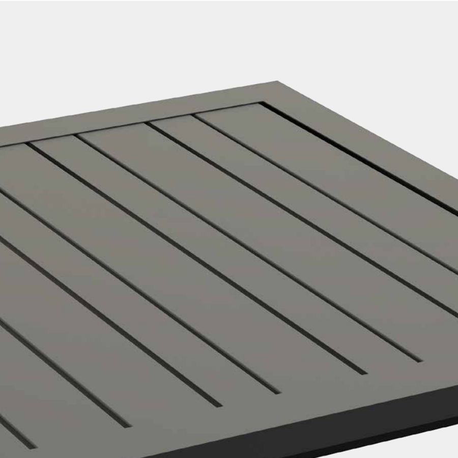 Conchay 4-Piece Aluminum Living Room Set