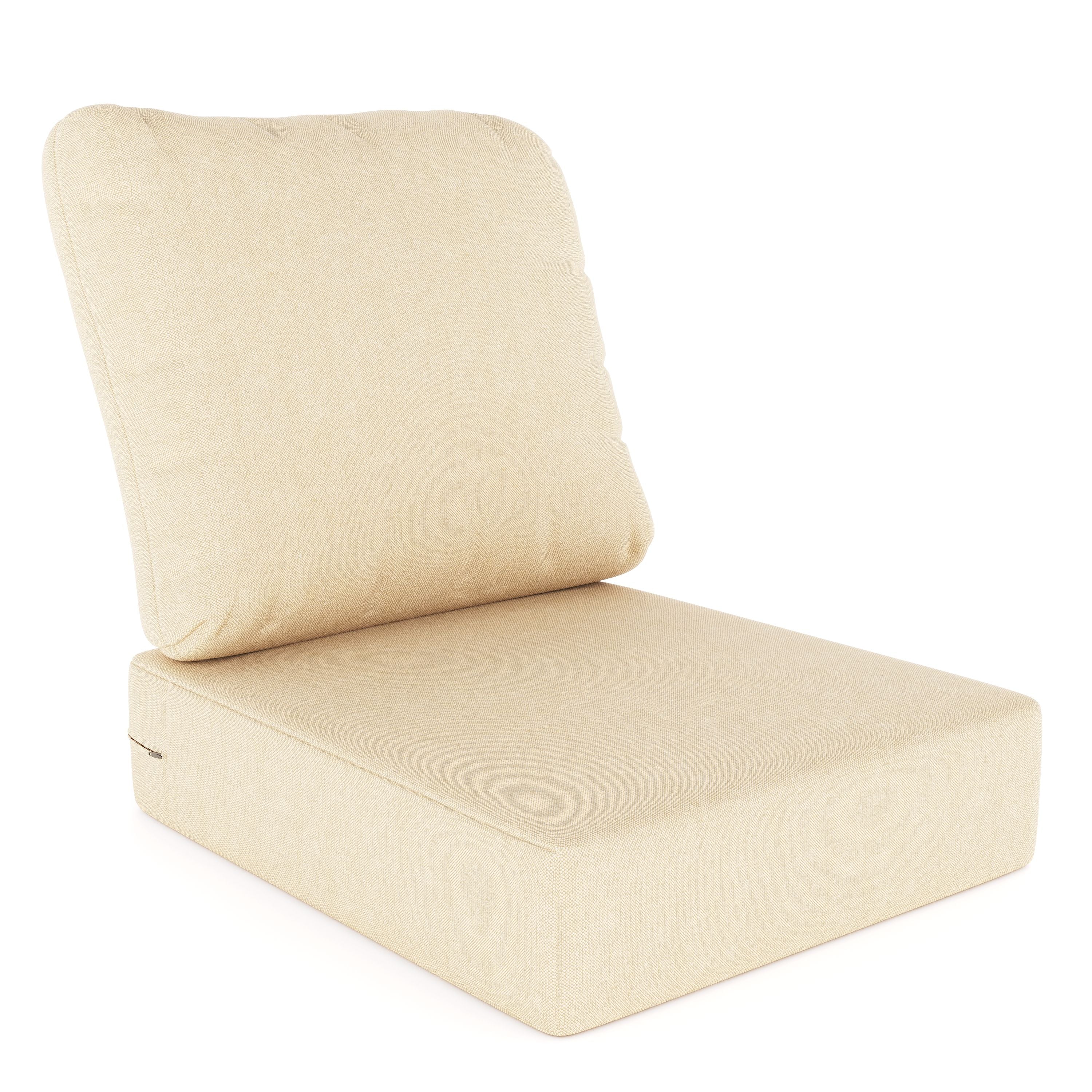 Seat and Back/Deep Seating Sofa/Loveseat Ends Right and Left - Replacement Cushions