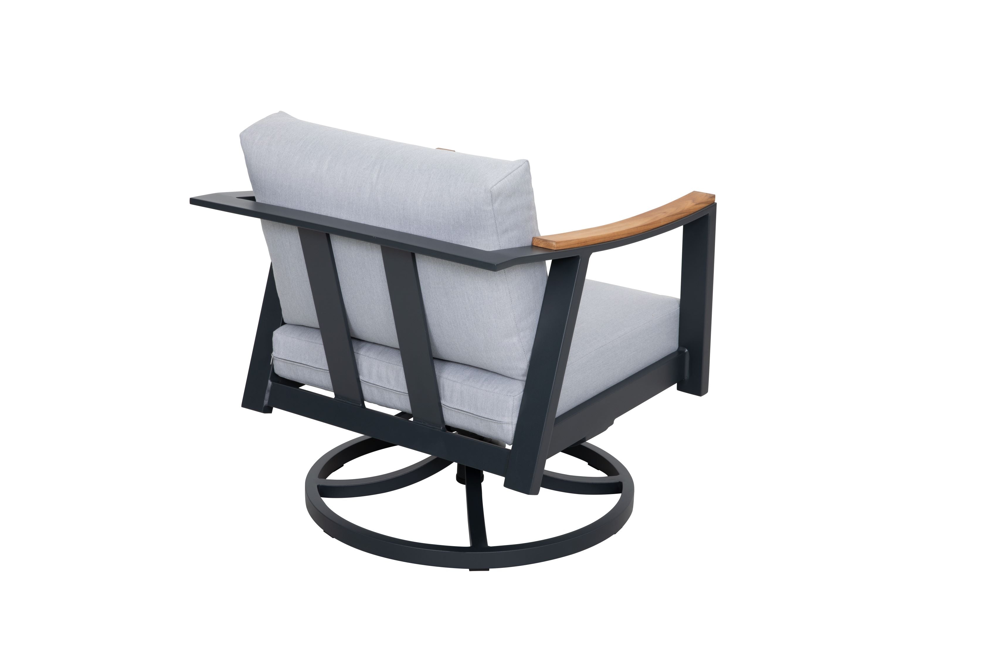 Patio Time Nova 2-Piece Aluminum Swivel Rocking Chair Sets