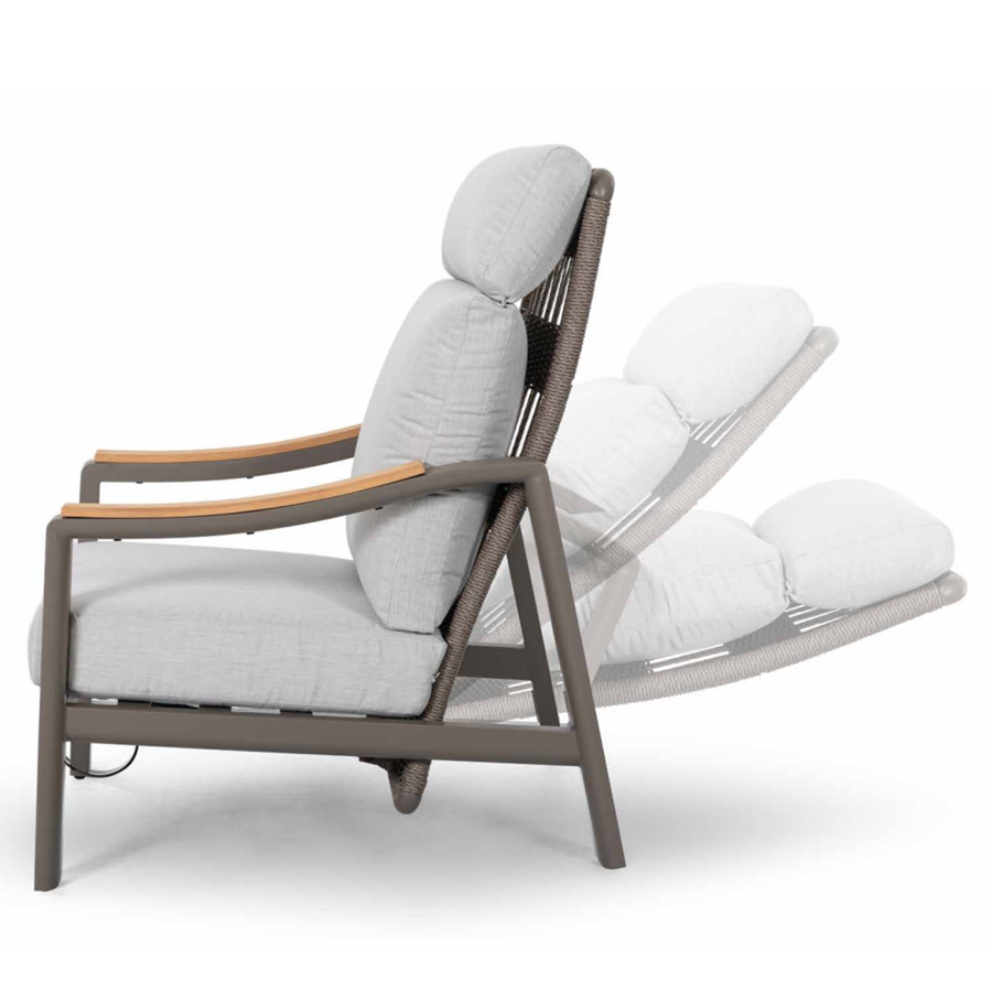 Noctis 4-Piece Adjustable Aluminum Living Room Set