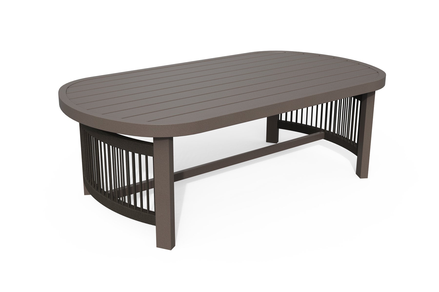 Acadia 4-Piece Aluminum Living Room Set With Swivel Chairs