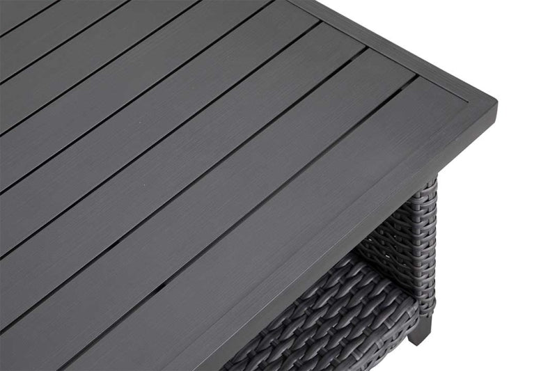 Lassen 4-Piece Wicker Sofa Set with Swivel Rocking Chairs