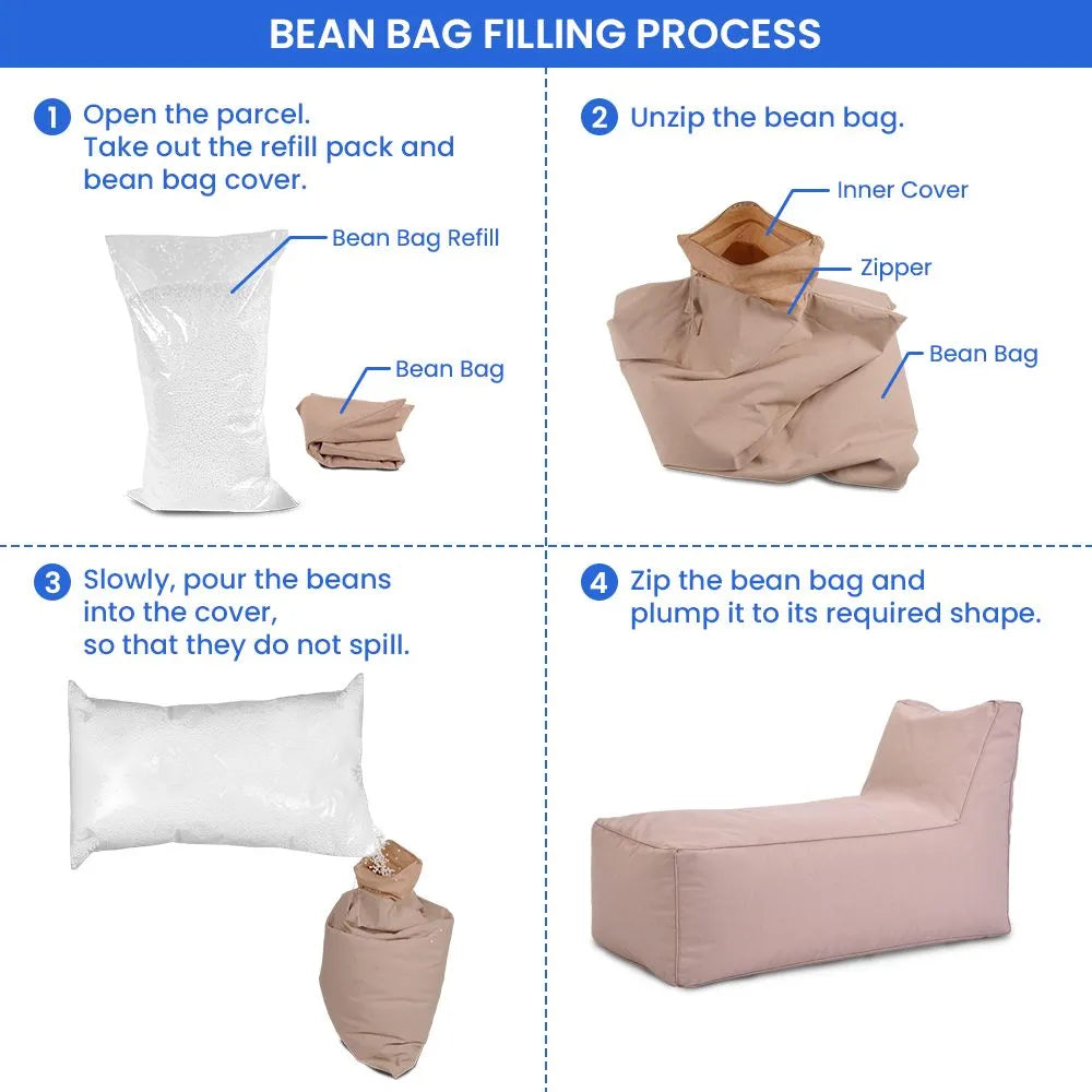 Outdoor-USA Sectional Set Bean Bag
