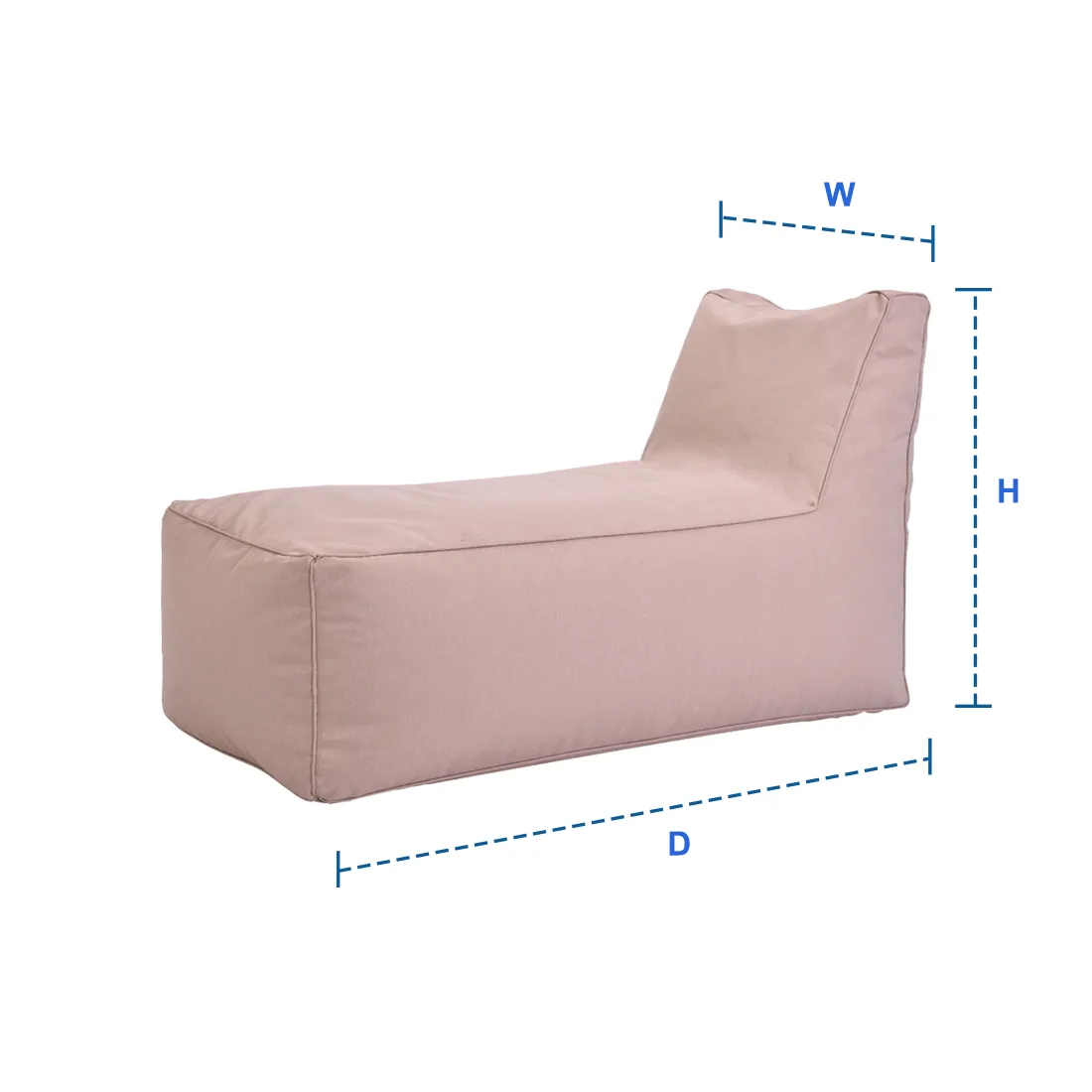 Sillón puff tipo lounger de Outdoor-USA