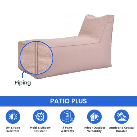 Sillón puff tipo lounger de Outdoor-USA