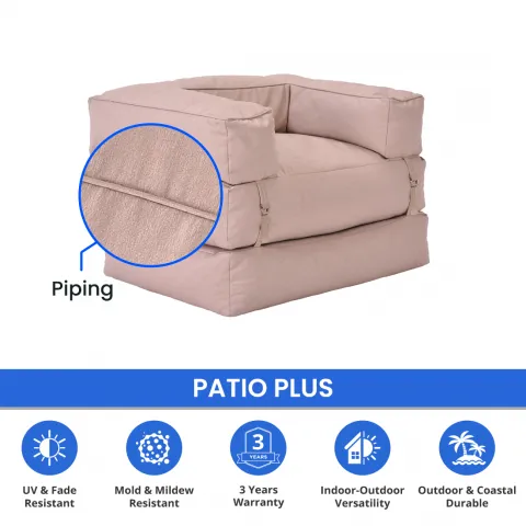 Sillón modular tipo puf Outdoor-USA