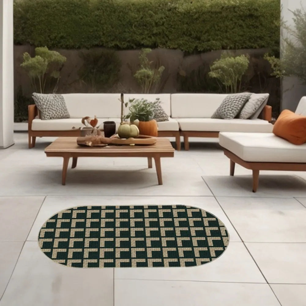 Tapis Outdoor-USA - Ovale