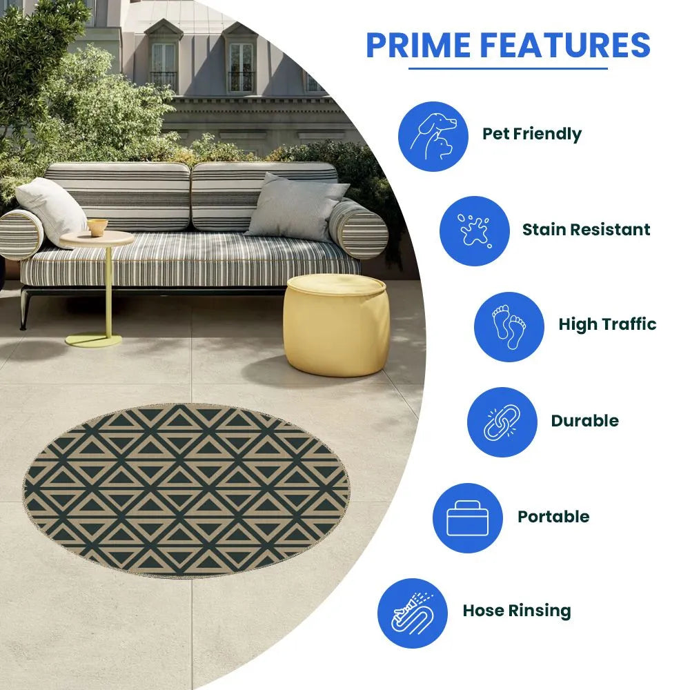 Outdoor-USA Rugs - Round