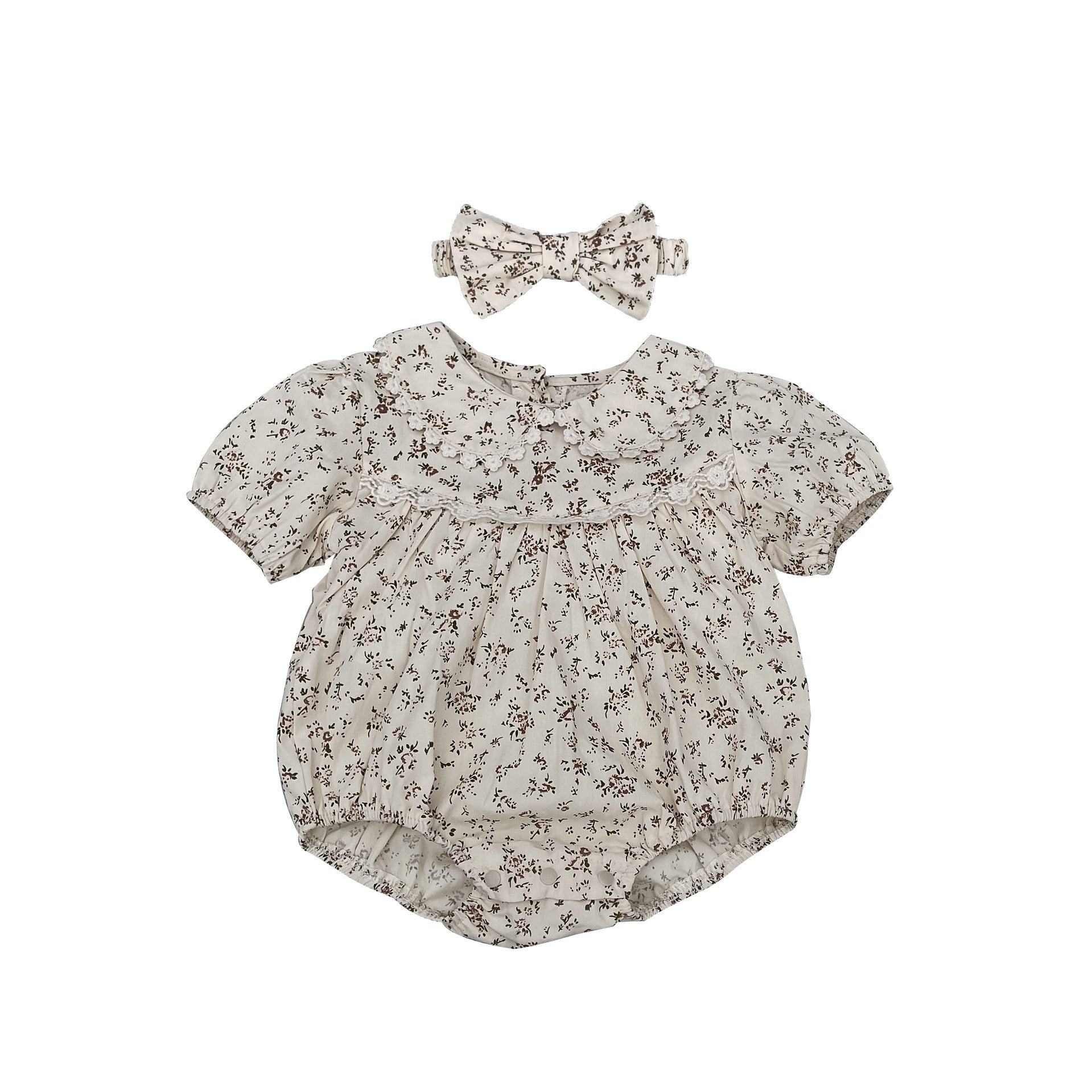 Summer Arrival Baby Girls Short Sleeves Flowers Pattern Bodysuit, MyKids-USA®, Baby & Children's One-Pieces, MyKids-USA -  -  -  -  -  -  - .
