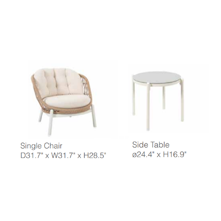 Nectar 4-Piece Living Room Set