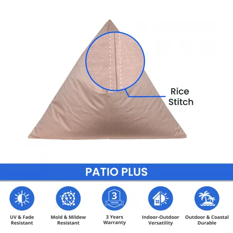 Pouf triangulaire Outdoor-USA