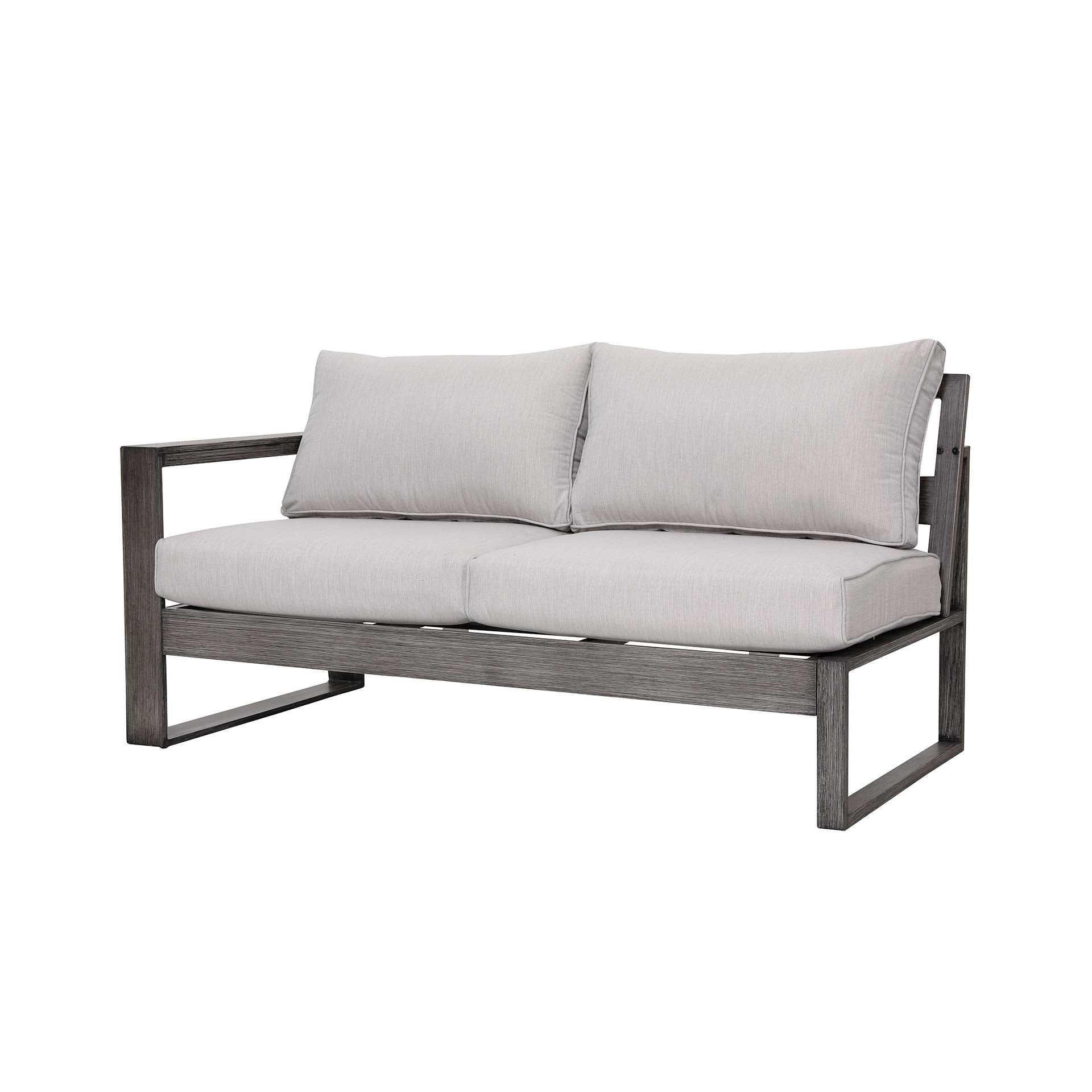 Patio Time Walsh 4-Piece Aluminum Sectional Sofa Set